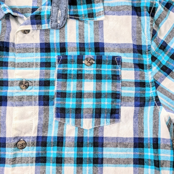 NWOT Gymboree Boy's Plaid Shirt - Picture 3 of 5